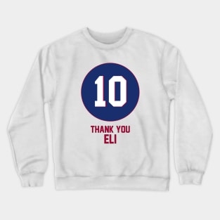 Eli Manning - New York Giants (NYG, NFL) Thank You Eli Crewneck Sweatshirt